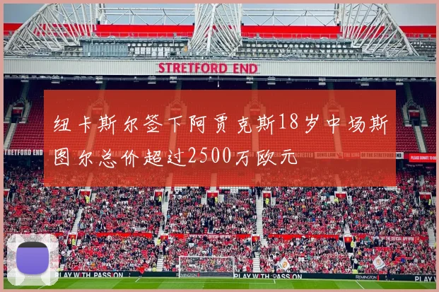 纽卡斯尔签下阿贾克斯18岁中场斯图尔总价超过2500万欧元